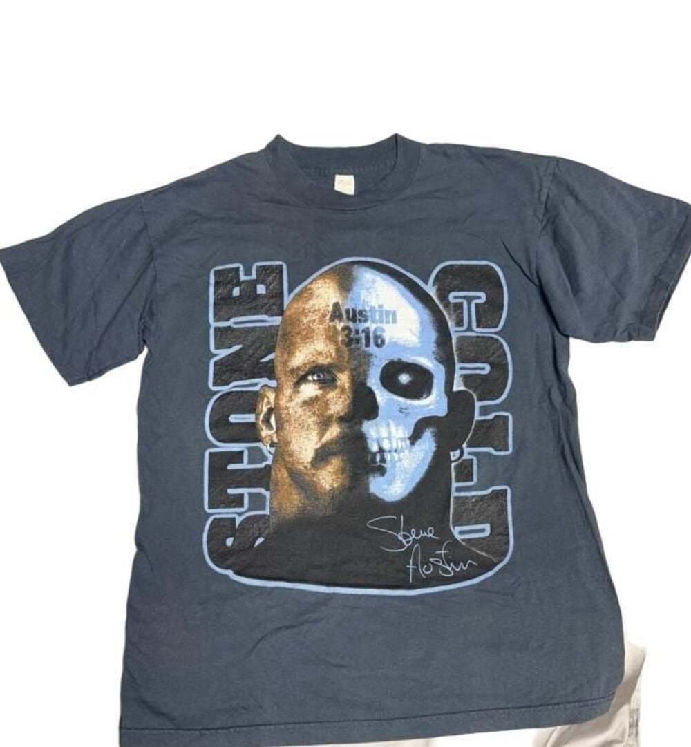 Vtg. 90’s Stone Cold Steve Austin 3:16 Face Skull T-Shirt. Medium men
